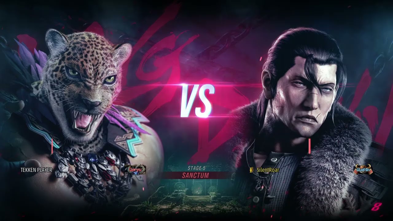 Tekken 8 Arcade Mode Playing King Hard Difficulty