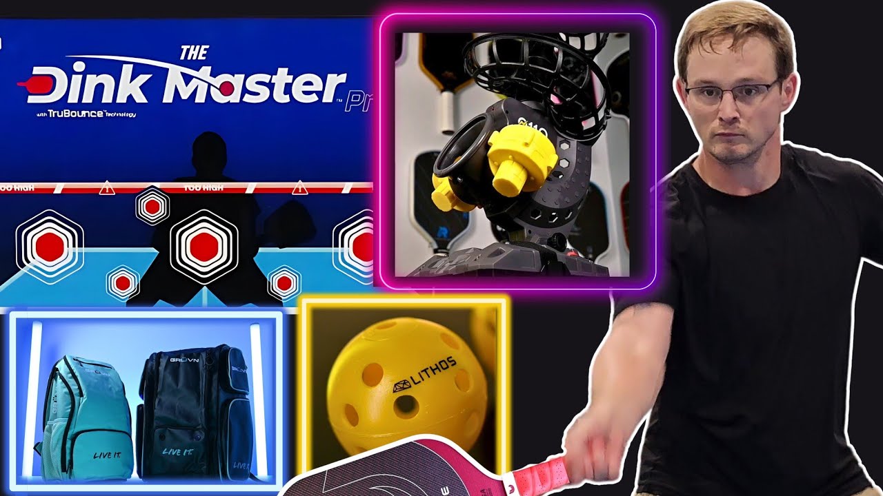 Enhance Pickleball Dink Master Pro, GRUVN Pickleball Bag, A11N Ball Launcher, Lithos Lightning Balls
