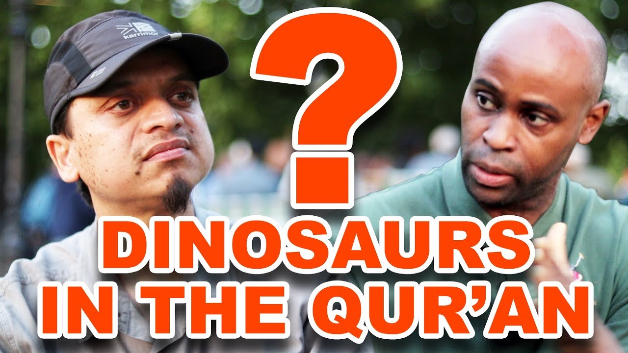 Speakers' Corner: Dinosaurs in the Qur'an? | bro Mansur & Preston