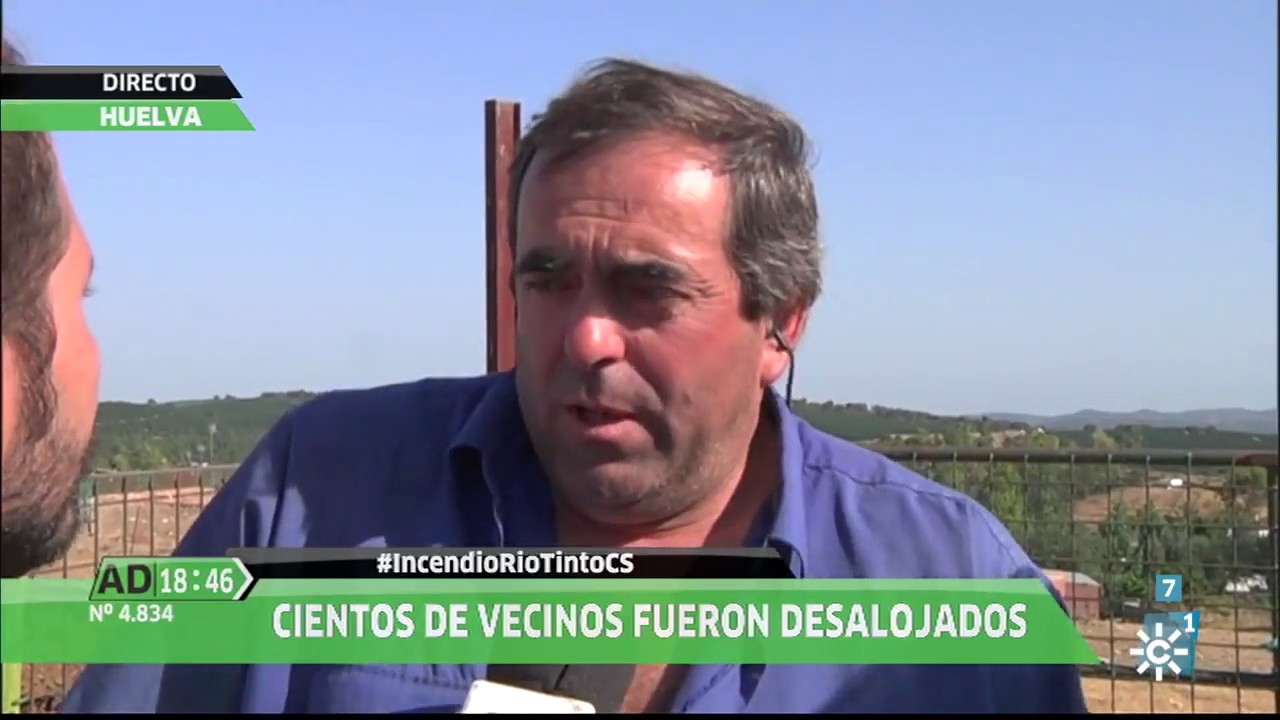 Incendio en Riotinto-El Campillo, Huelva, en Andalucía Directo
