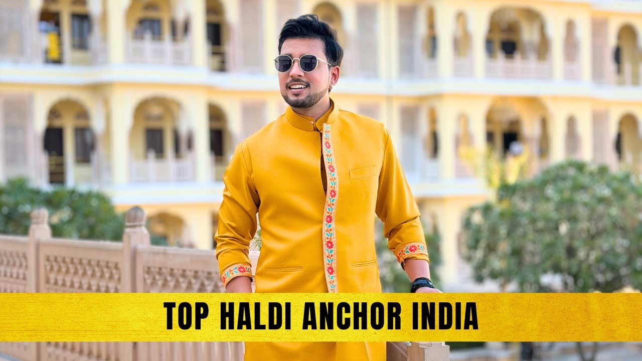 Top Haldi Anchor In India Mann Sharma | India's Best Anchor Sangeet Haldi Carnival Jaipur Delhi