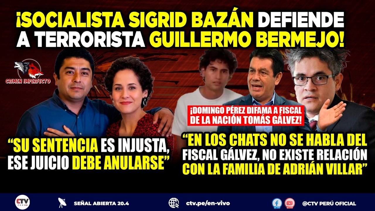 CRIMEN IMPERFECTO con Lucho Pacheco y Lucho Francia EN VIVO por #CTVPerú