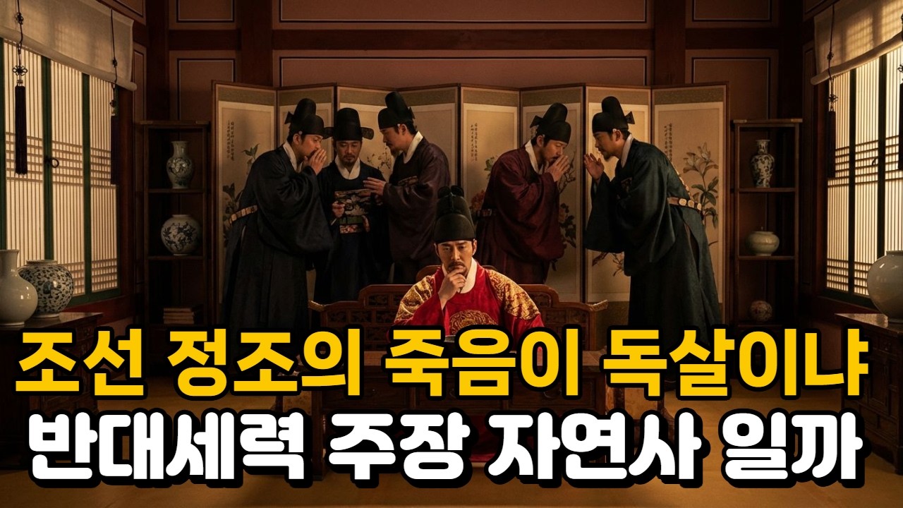 조선 역사중 정조의 독살설과 반대 세력의 프레임 전환,  누가 진실일까