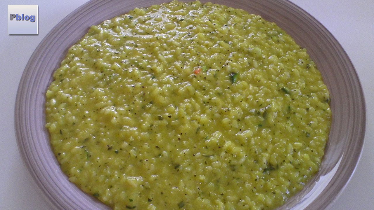 Risotto alla milanese con zucchine bimby TM5