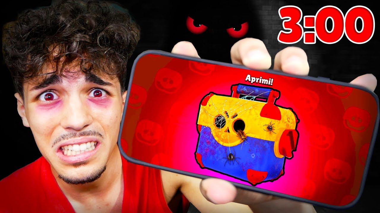 NON APRIRE LE MEGA CASSE ALLE 3 DI NOTTE su BRAWL STARS!😱