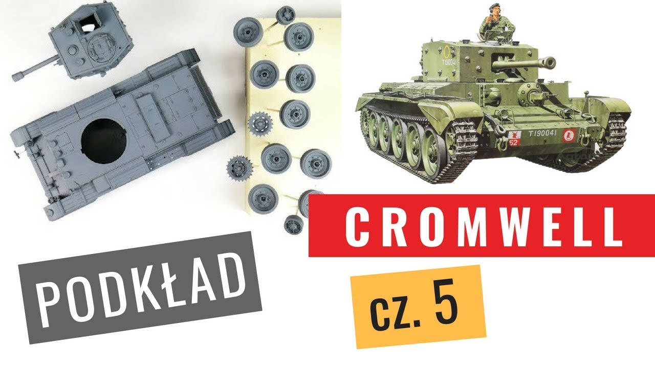 Ostatnie detale i malowanie Cromwella podkładem