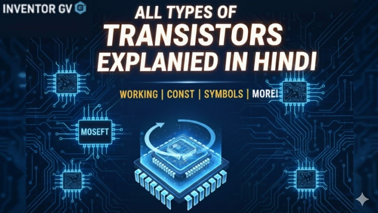 All Types Of Transistors Explained In Hindi: Types, Symbols, Construction & Working of Transistors