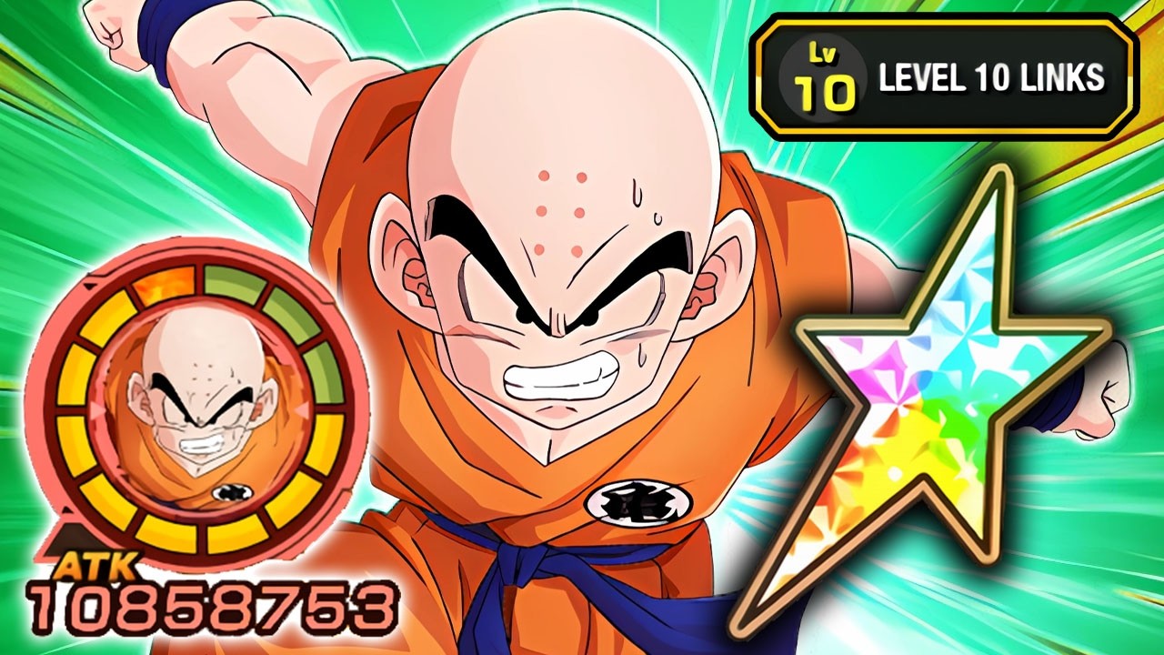 100% NEW STR NAMEK KRILLIN LEVEL 10 LINKS! Dragon Ball Z Dokkan Battle