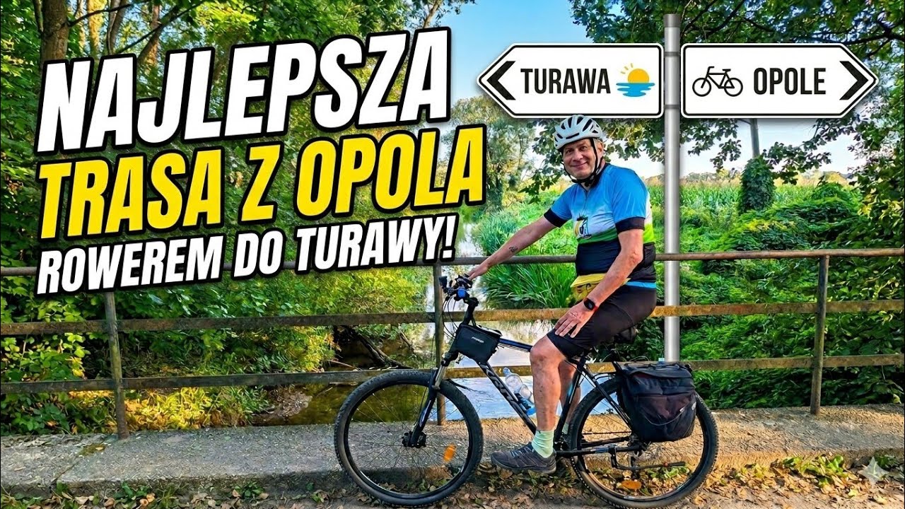 Turawa , z Opola rowerem nad Jezioro Średnie