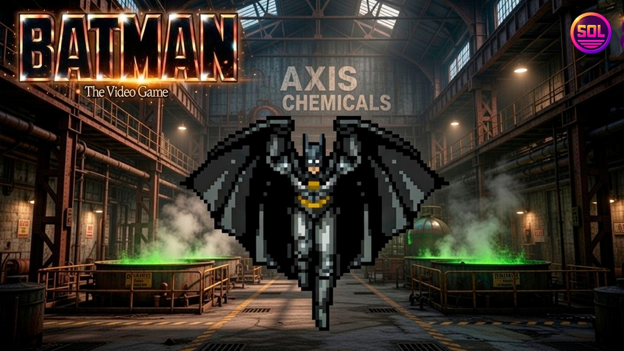 Axis Chemical Factory  - Batman The Video Game (Sega Genesis/Mega Drive)