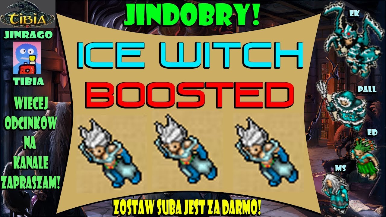 Tibia - Ice Witch Boosted 5 Respow + Boos Yakchal !