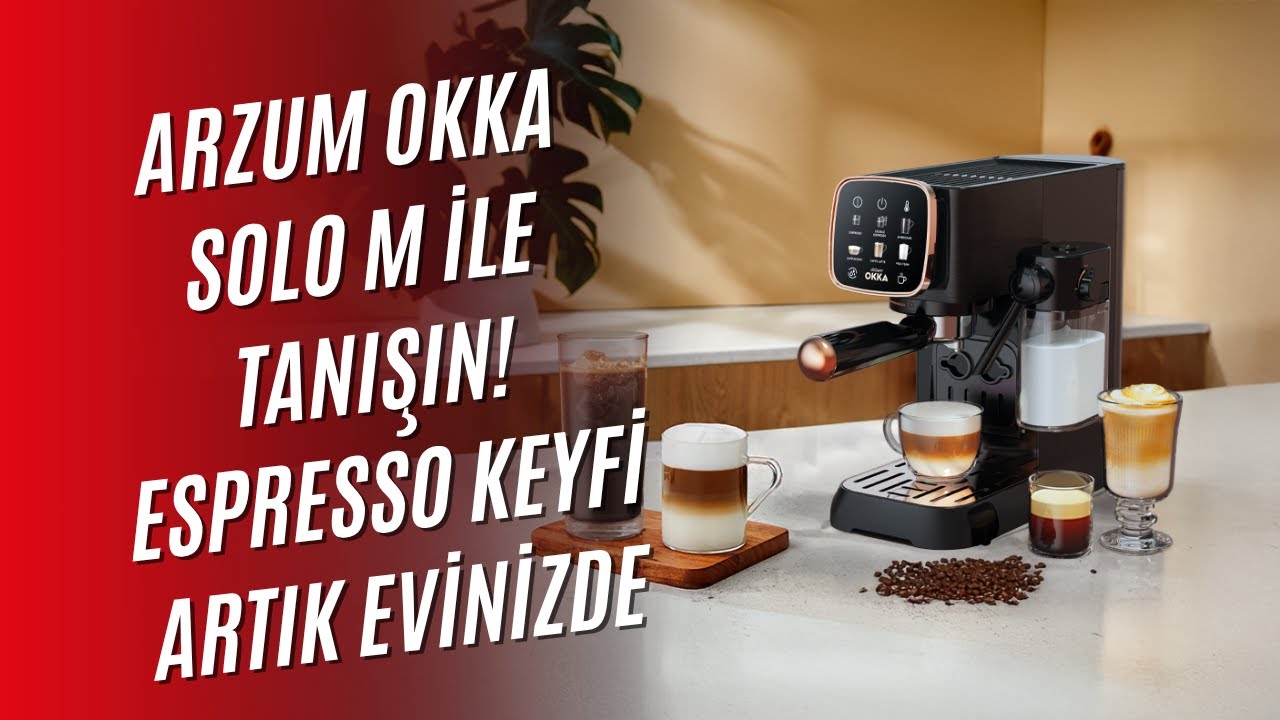 Evde Espresso Keyfi Başlıyor! Arzum Okka Espresso Solo M Kahve Makinesi İncelemesi