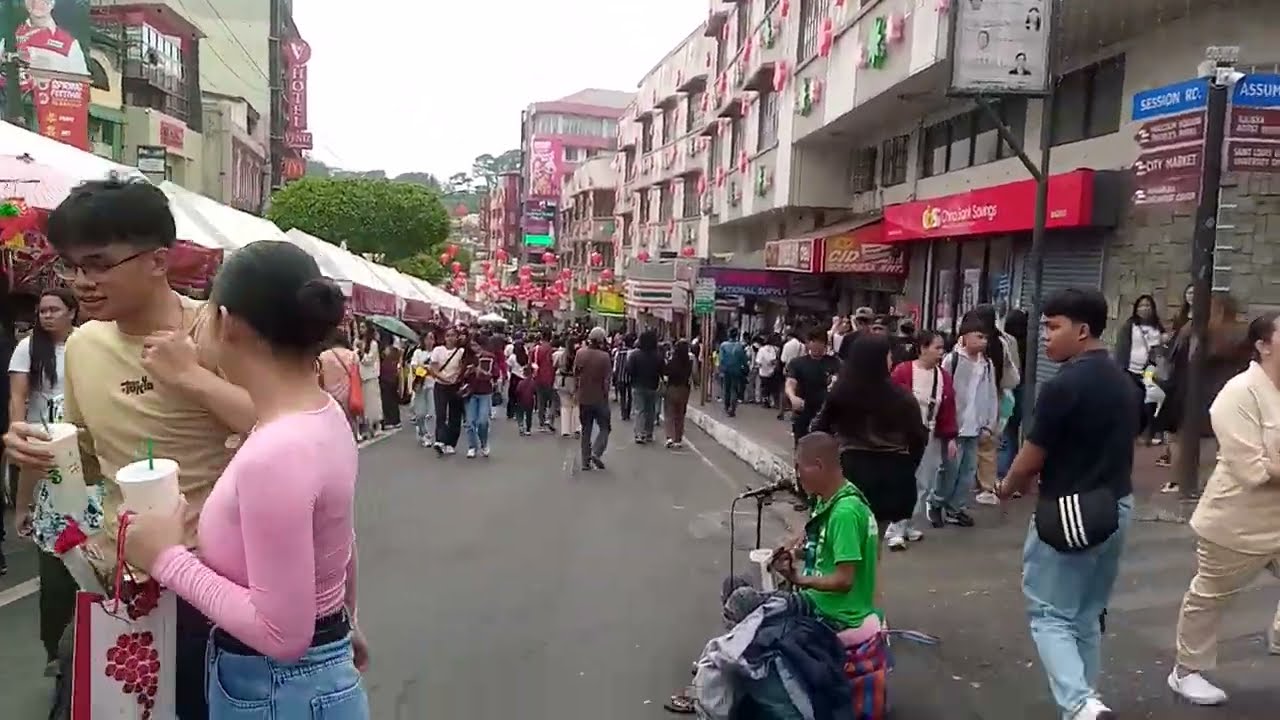 Happy chinese year Sunday afternoon session road baguio city 