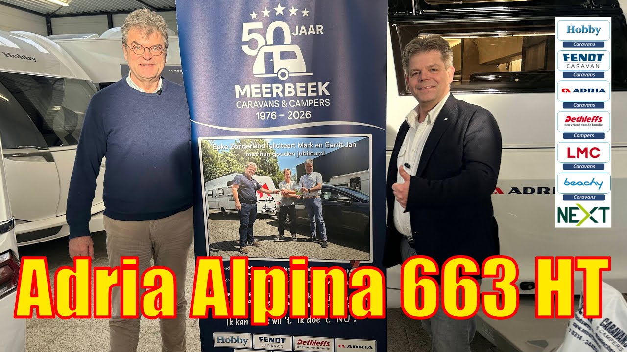 Adria Alpina 663 HT nu met  4069,= KORTING bij Meerbeek caravabs & Campers