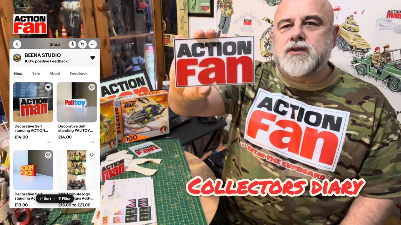 Action fan diary episode ? Action man geyperman gi Joe interest