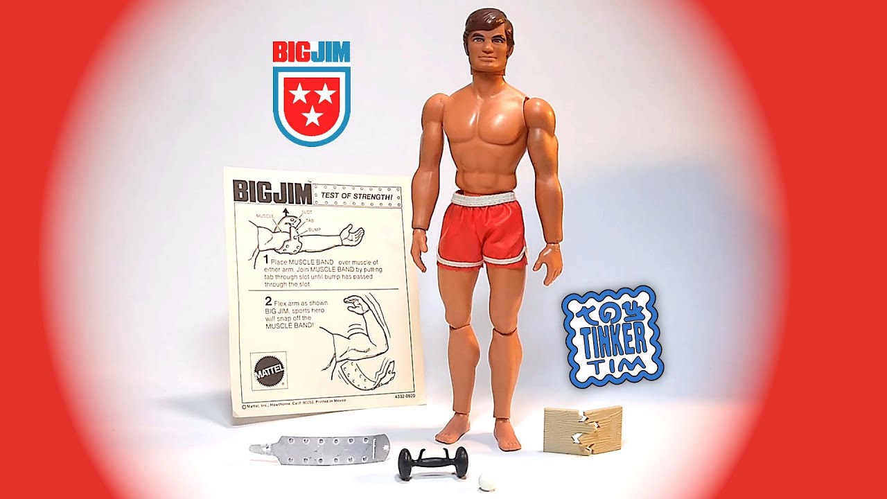 Фигурка Mattel Big Jim — обзор и чистка