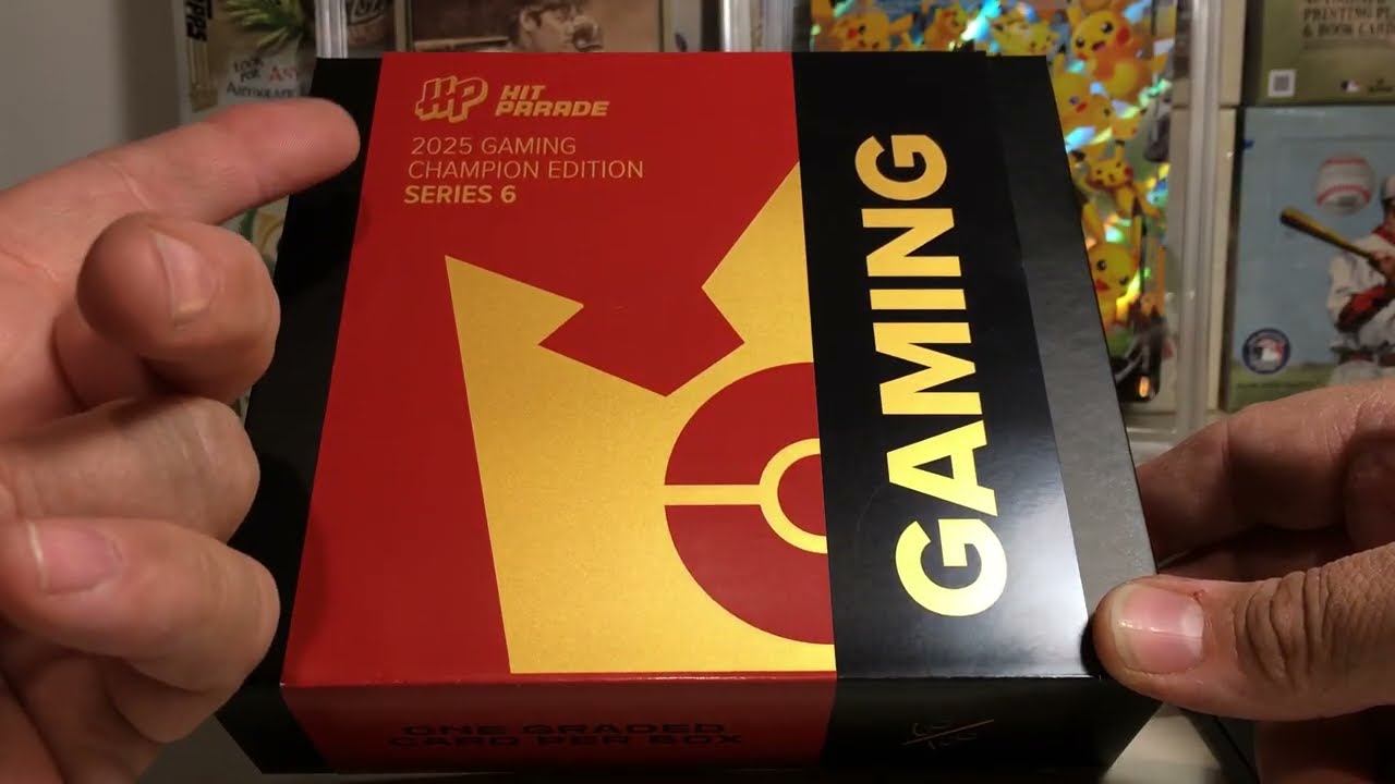 Распаковка коллекционной коробки с картами Pokemon Gaming Edition Series 6 (Hit Parade 2025).