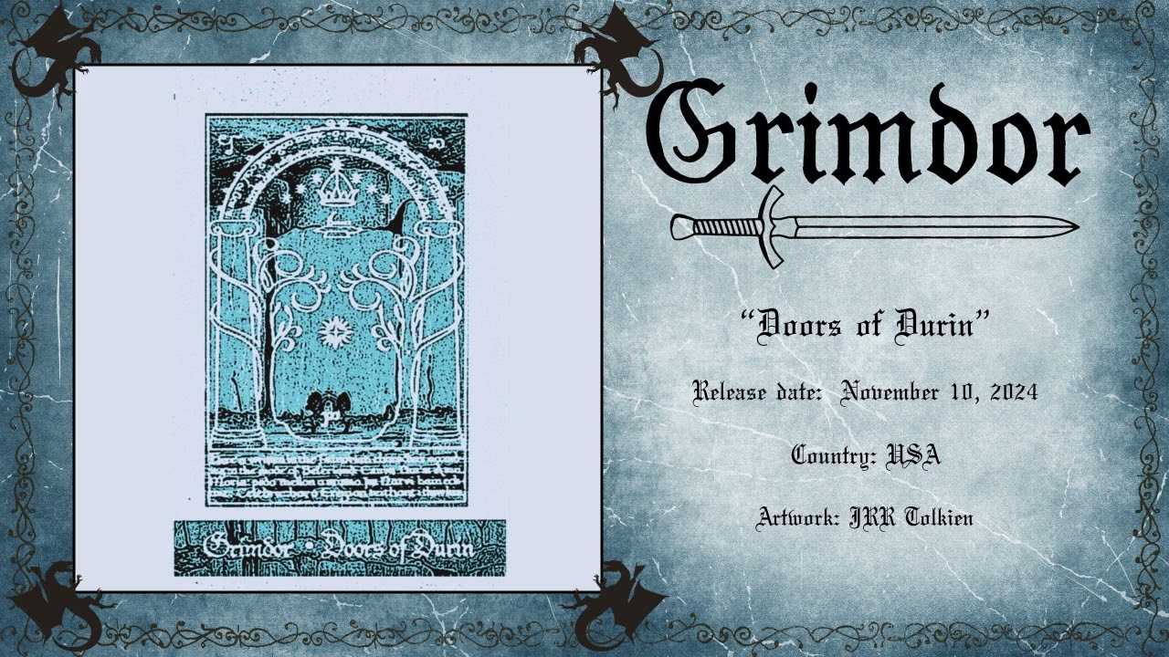 Grimdor - Doors of Durin (2024, dungeon synth, fantasy, tolkien)