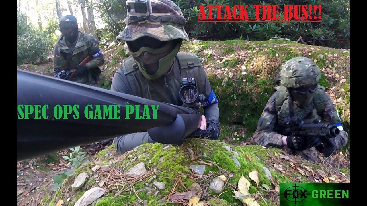 Attack the Bus!!!   Spec Ops Airsoft