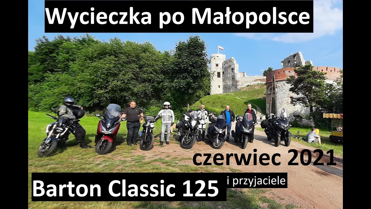 Barton Classic 125 - przejażdżka z przyjaciółmi po Małopolsce 🇵🇱 (Kalwaria Zebrzydowska, Lanckorona)