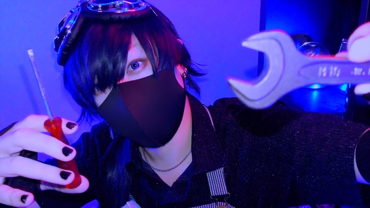 【ASMR】ロボット修理ロールプレイ🤖装備を改造します【音フェチ】