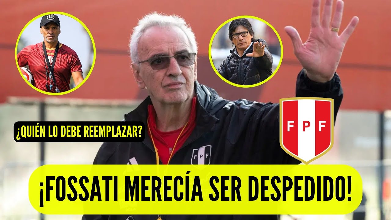 JORGE FOSSATI MEREC&Iacute;A SER DESPEDIDO DE LA SELECCI&Oacute;N PERUANA