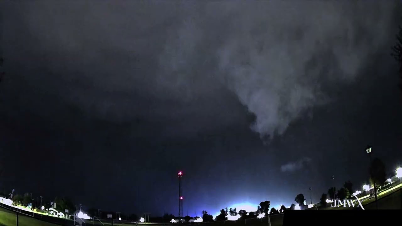 August 12~13 Lightning Storm (Weather Camera #2) Part I