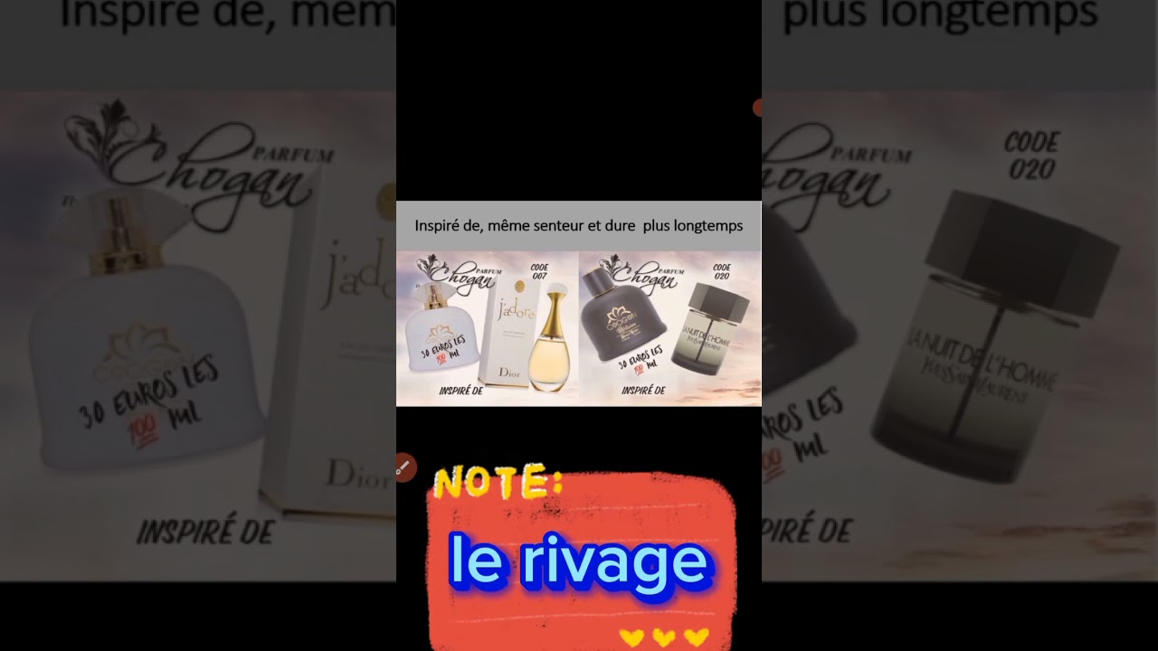 CHOGAN PARFUM fragrance olfactive 👉note de t&ecirc;te,de coeur,de fond⚡👉 passe ta commande maintenant