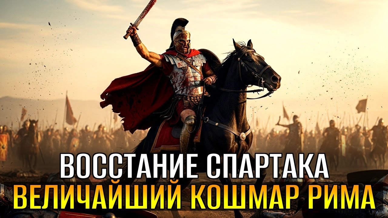 120,000 БЕГЛЫХ РАБОВ ПРОТИВ РИМА: Как Армия Спартака Чуть Не Захватила РИМ?