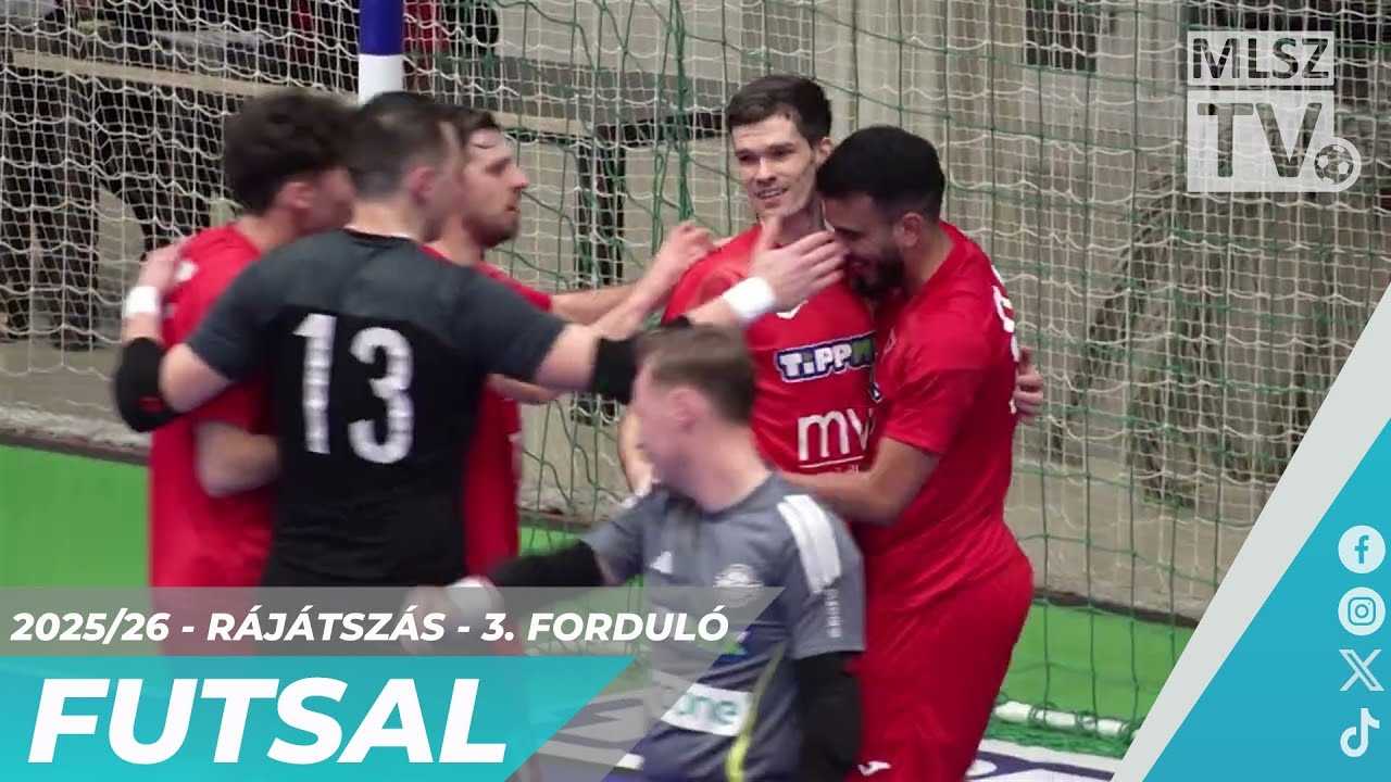 MVFC Beretty&oacute;&uacute;jfalu &ndash; Prohuman-PTE-PEAC | 5-0 | F&eacute;rfi Futsal NB I | R&aacute;j&aacute;tsz&aacute;s 3. fordul&oacute; | MLSZTV