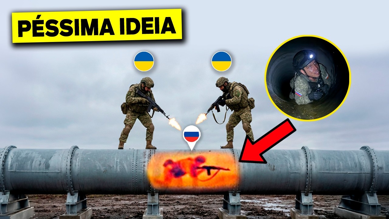 Soldados Russos Tentaram Usar Gasodutos Como Atalho E Ca&iacute;ram Numa Armadilha  Mortal