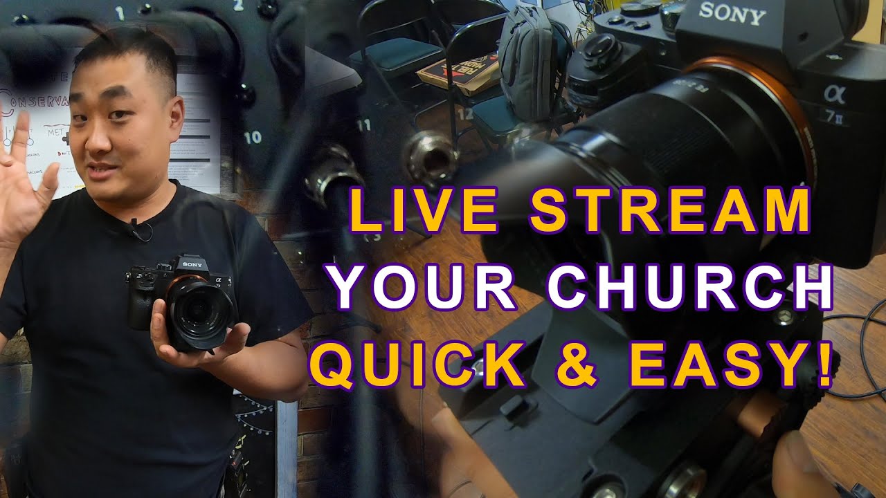 How to Live Stream your church service! (EASY!)