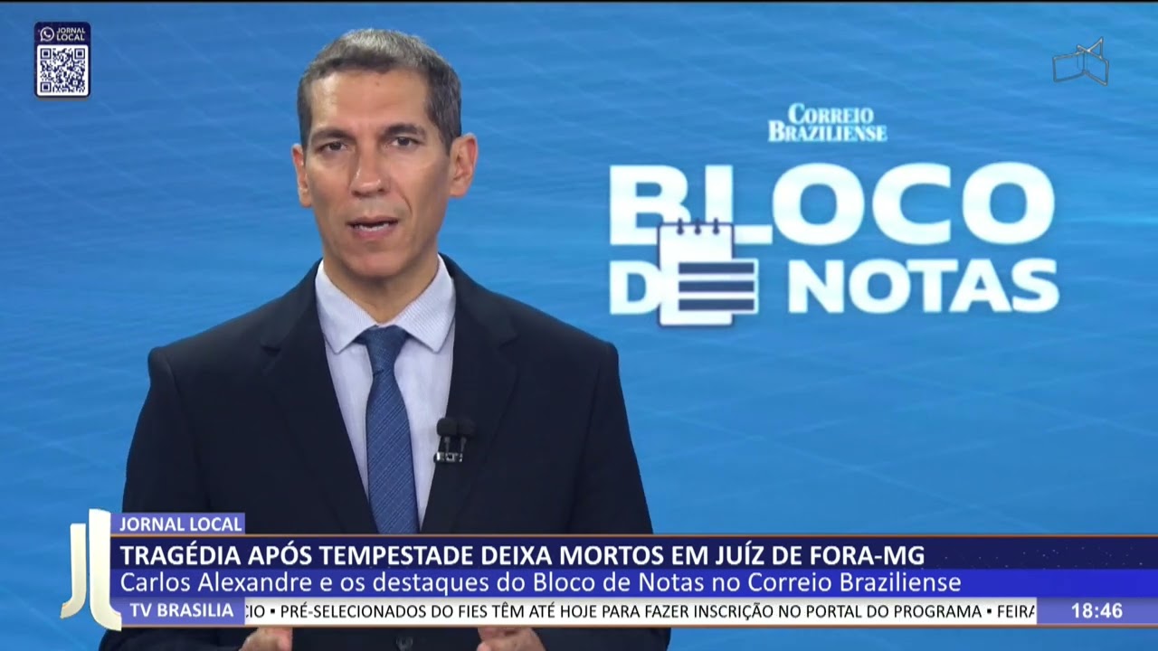 JL - Tragédia após tempestade deixa mortos e centenas sem moradia em juíz de fora