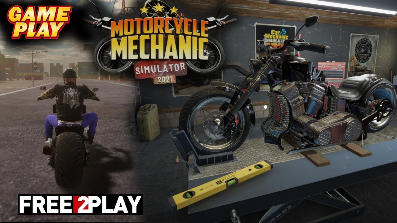 Motorcycle Mechanic Simulator 2021: Prologue ★ Gameplay ★ PC Steam [ Free to Play ] Game 2021 ★