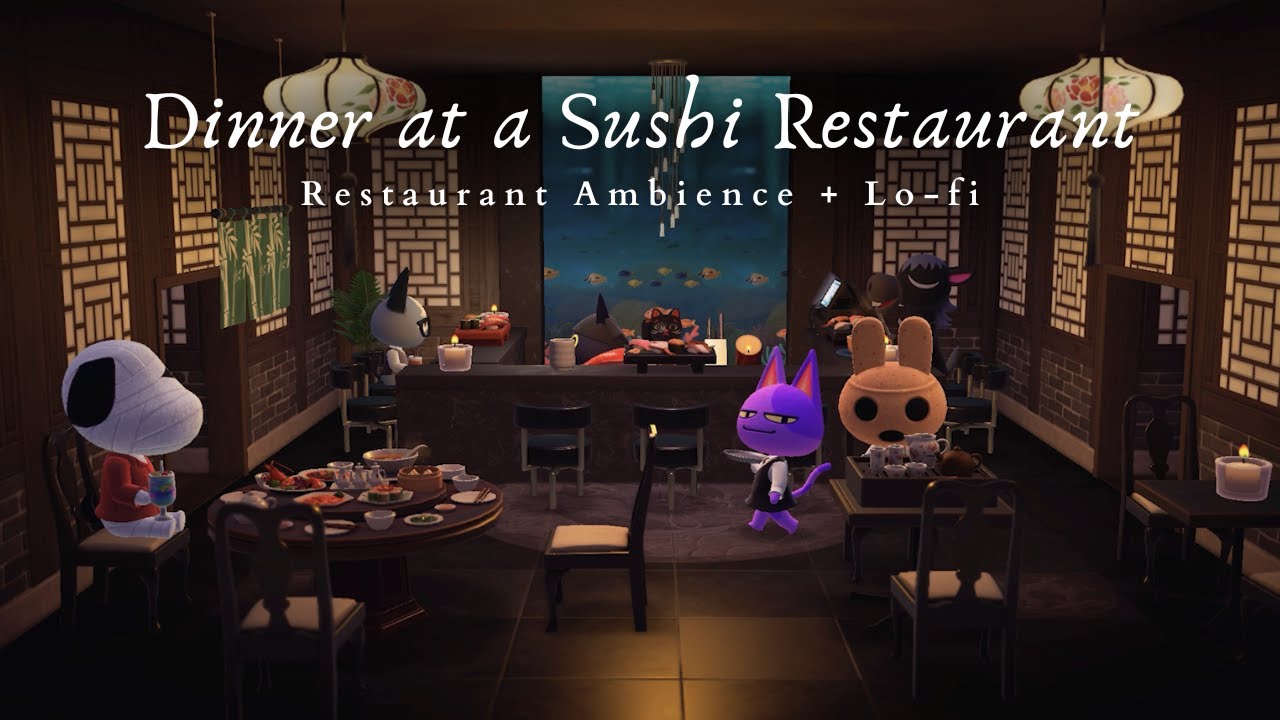 Dinner at a Sushi Restaurant 🍣 1 Hour Chill Lo-fi No Mid Ads help you focus 🎧 Study Music | Work Aid