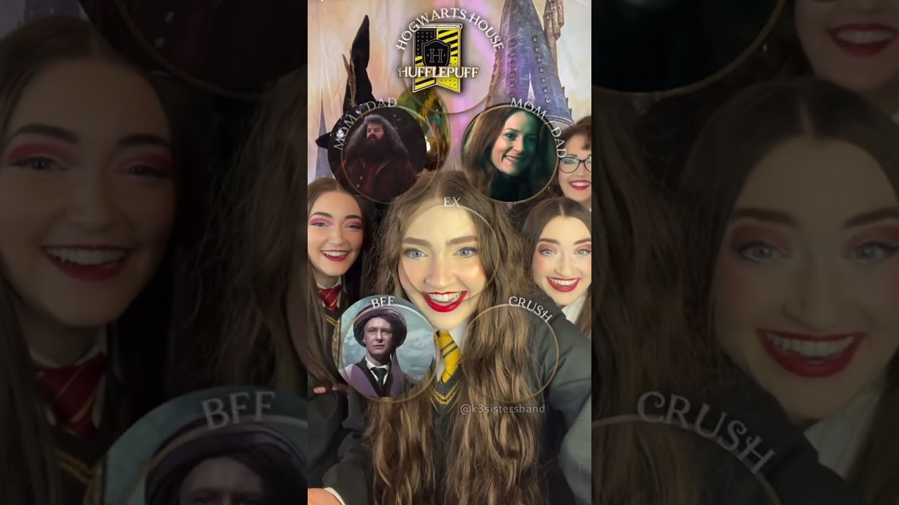 Кто был бы твоей лучшей подругой и возлюбленной в Хогвартсе? 😳💛 Сестры К3 #шорты #гаррипоттер