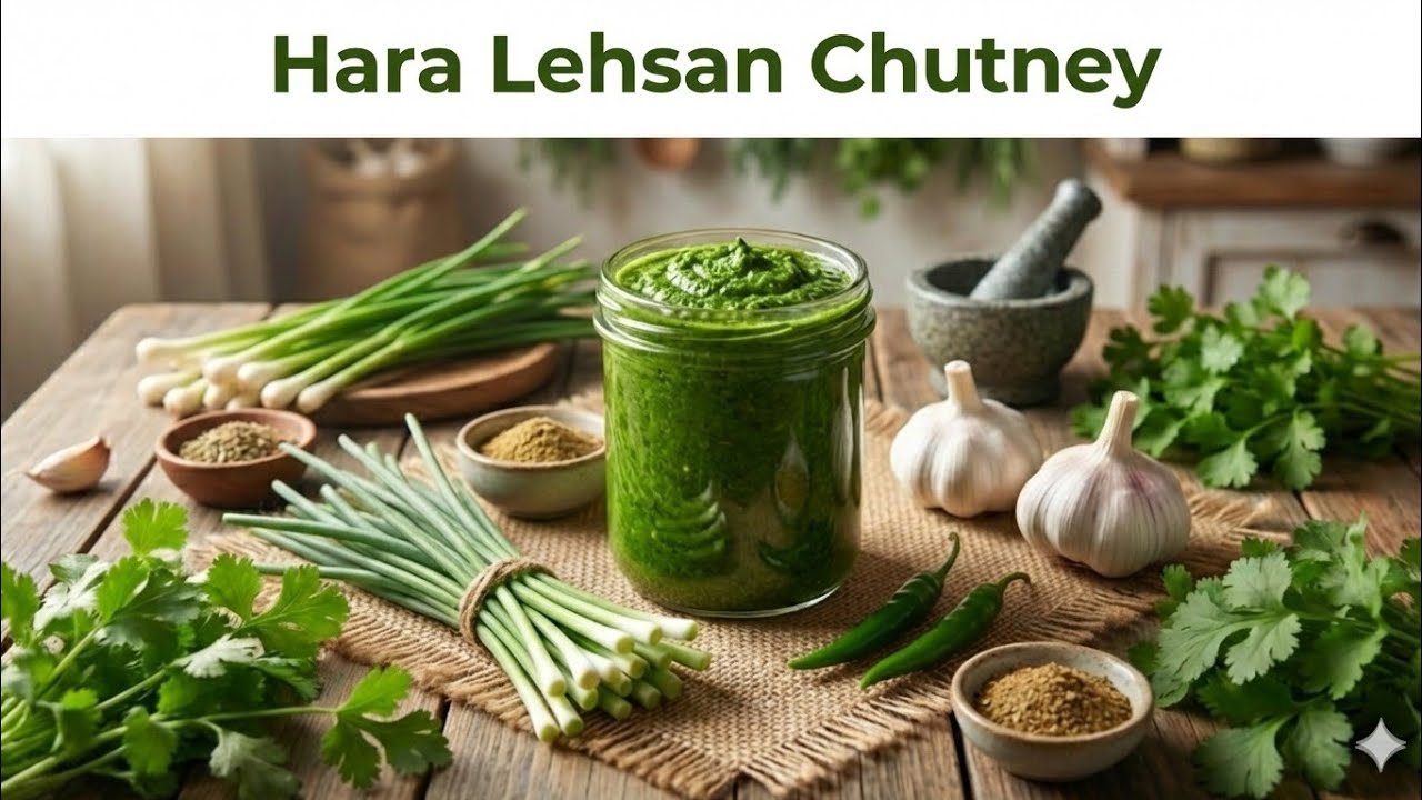 Ramadan Special Hara Lehsan Chutney| Sugar walo K leye Behtreen Recipe| Green Garlic Chatni