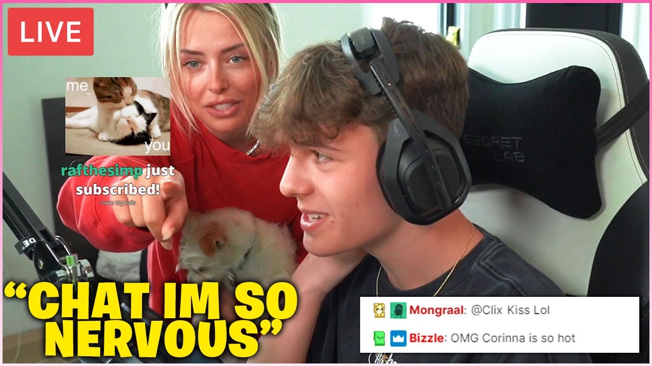 CLIX Invites CORINNA KOPF Over IN NEW NRG HOUSE Then This Happened On LIVE STREAM (Fortnite)