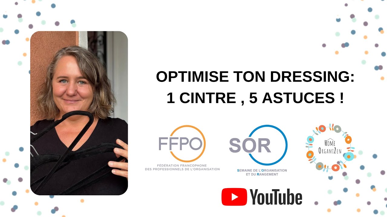 SOR 2025 - Optimise ton dressing : 1 cintre, 5 astuces !