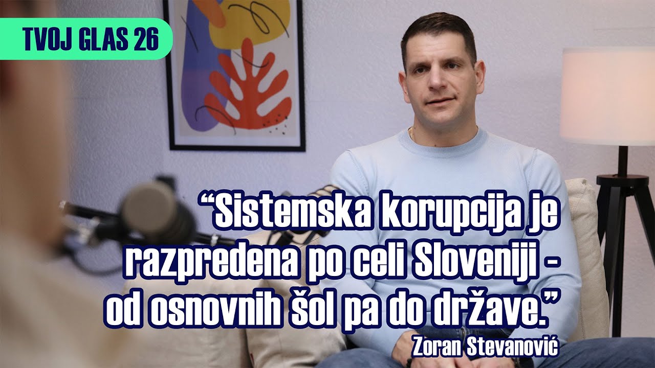 Zoran Stevanović v podkastu Tvoj glas 26 o politiki, ki išče resnico