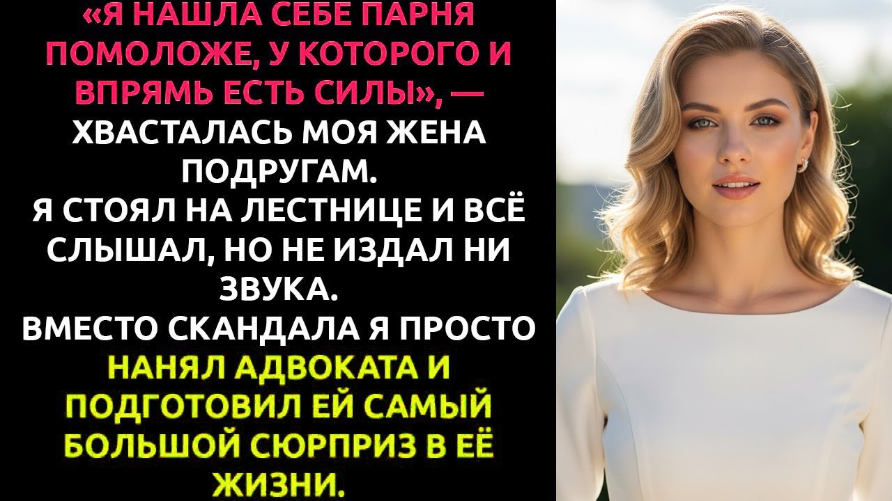 Моя жена хвасталась молодым любовником — и НЕ ЗНАЛА, что я уже нанял детектива