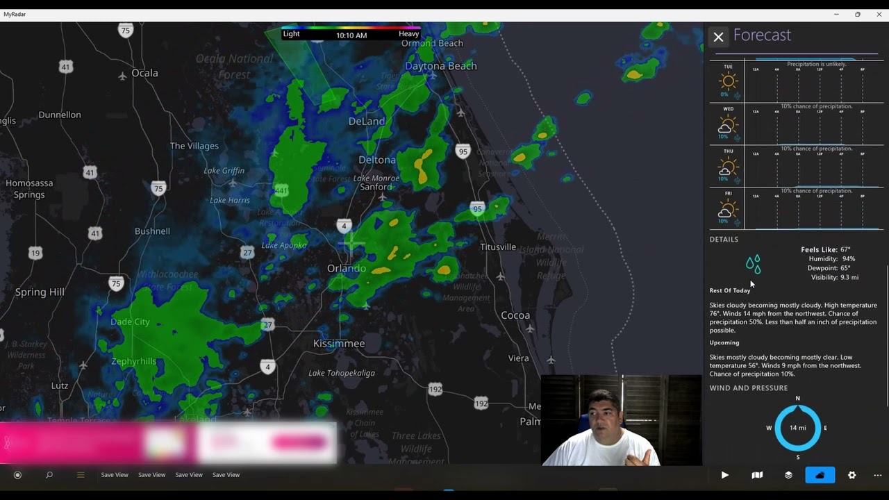 Приложение для погоды MyRadar
