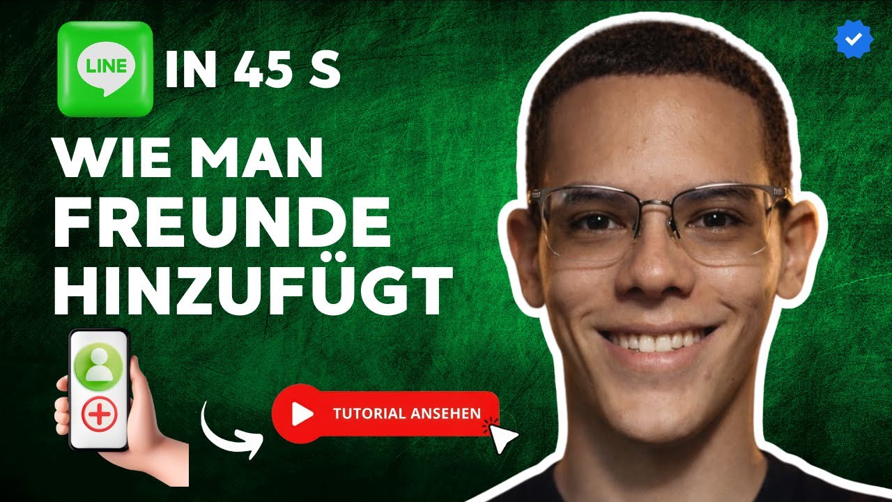 Wie FREUNDE in der LINE APP Hinzufügen in 45 S