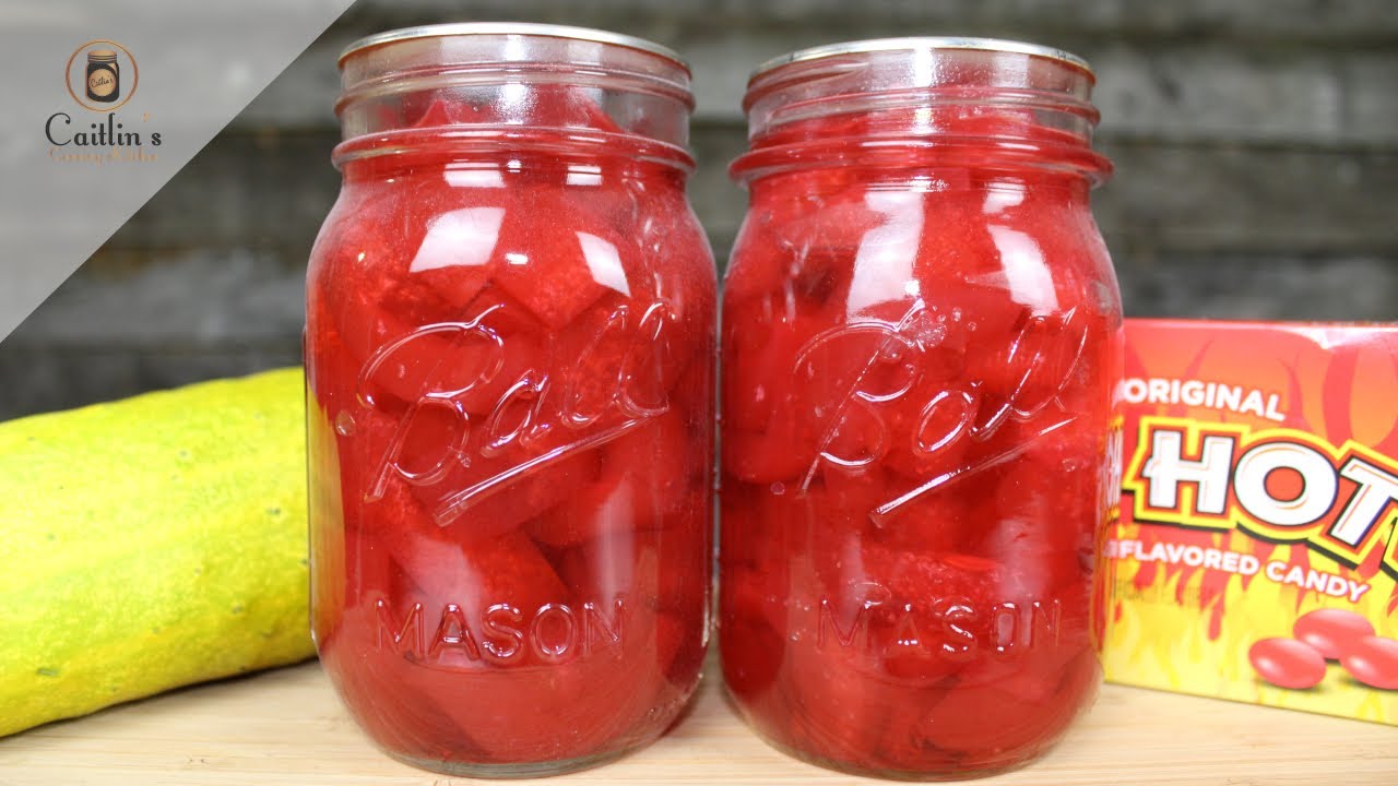 Christmas Pickles (Cinnamon Cucumber Slices)  | Skill Level (Intermediate)