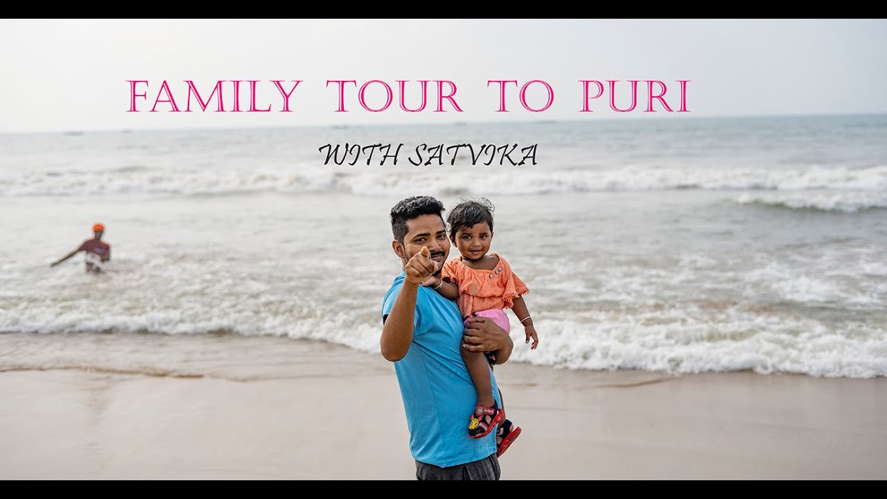 Satvika/Titli childhood fun video with family | A tour to Puri 2023