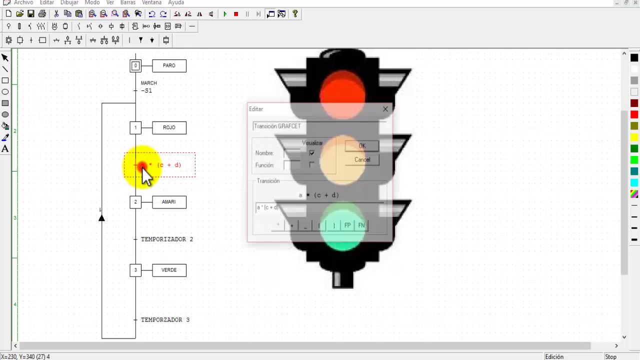 Práctica_31_SEMÁFORO CON GRAFCET utilizando lógica Cableada