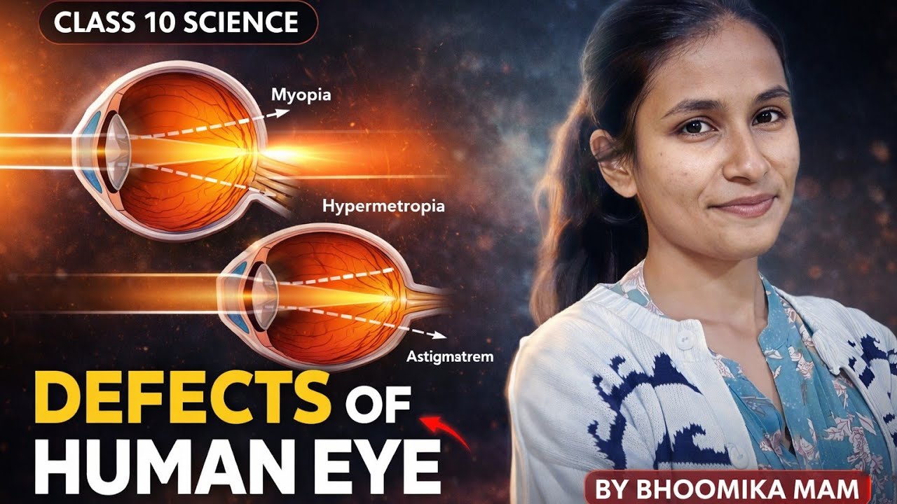 📒Class 10 Science | Defects of Human Eye | Full Explanation | By BHOOMIKA MAM | Mehta Coaching Class