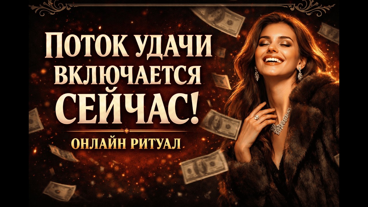 🔥ПРЯМО СЕЙЧАС УДАЧА НАЧНЁТ РАБОТАТЬ НА ТЕБЯ! РИТУАЛ НА ФОРТУНУ