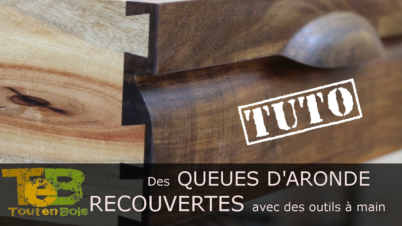 Comment découper des queues d'aronde recouvertes avec des outils à main