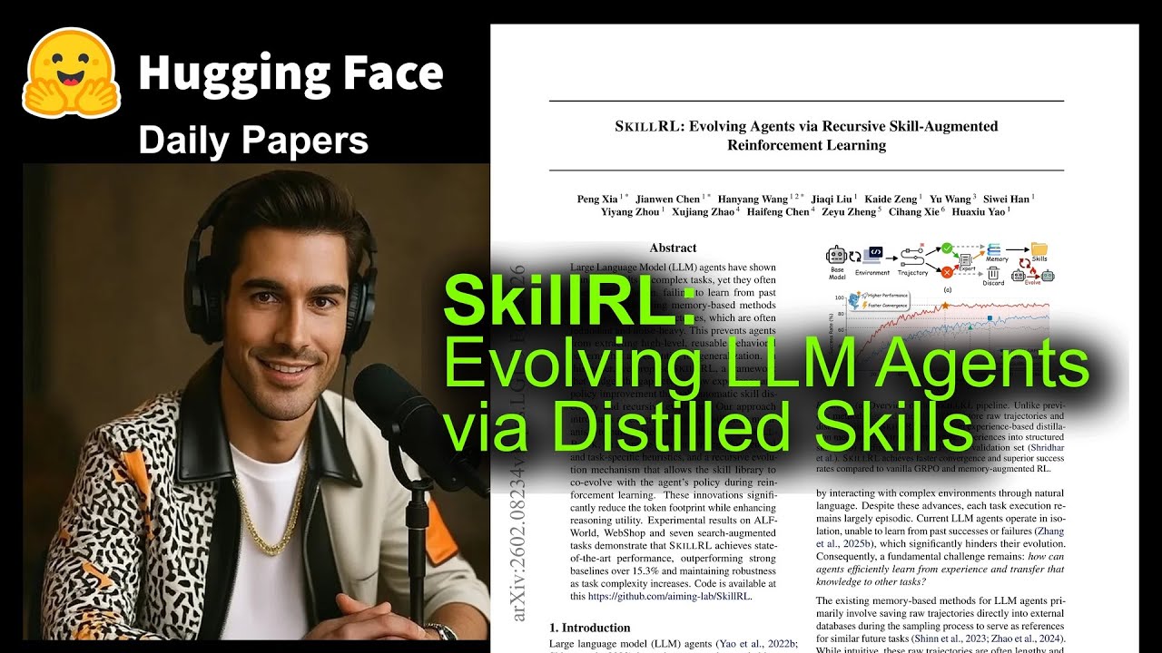 SkillRL: Evolving LLM Agents via Distilled Skills